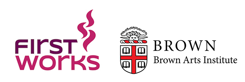 FirstWorks and Brown Arts Institute logos