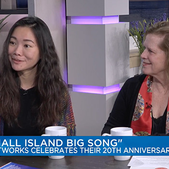FirstWorks y Small Island Big Song en The Rhode Show